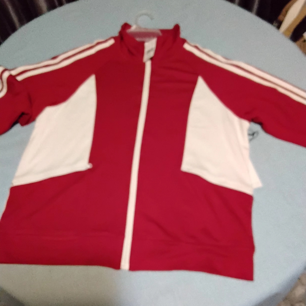 Angel Kiss Burgundy and White Jacket
